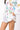 White Outline Rainbow Under The Sea Icon Short