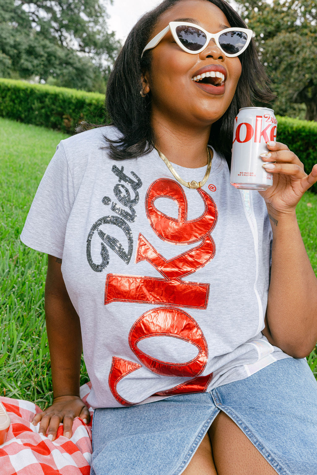 Grey Diet Coke® Logo Tee