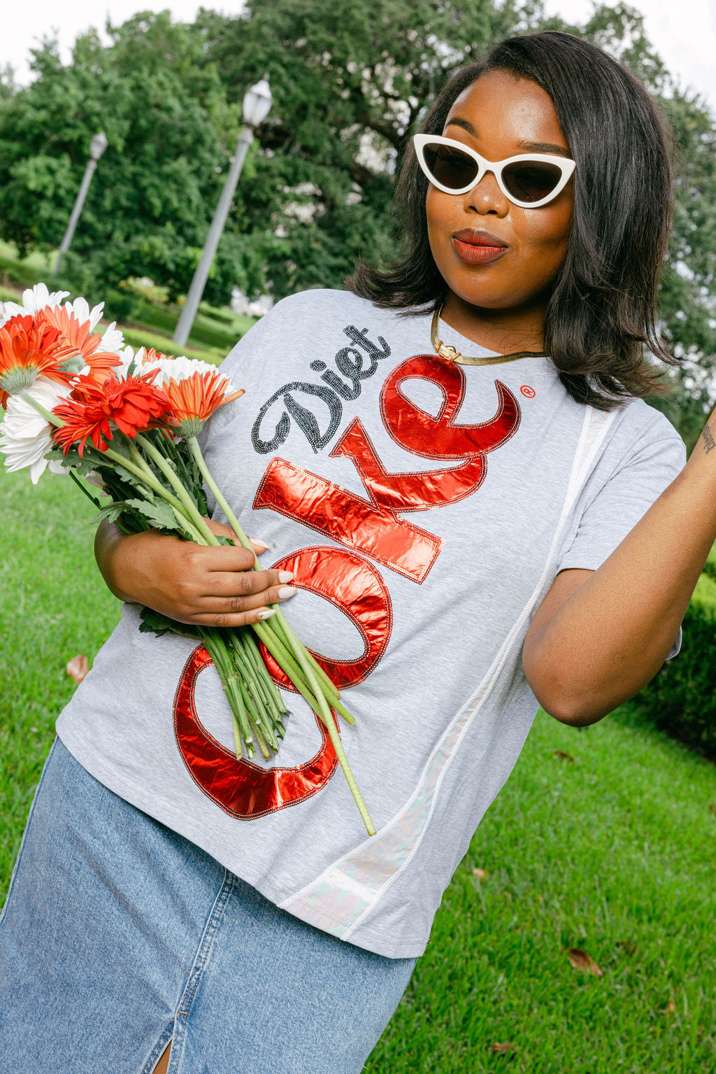 Grey Diet Coke® Logo Tee