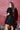Black Sequin Poof Sleeve Rainbow Paillette Dress