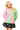 Licensed Green & Pink Colorblock Character Profile 'Wicked' Sweatshirt