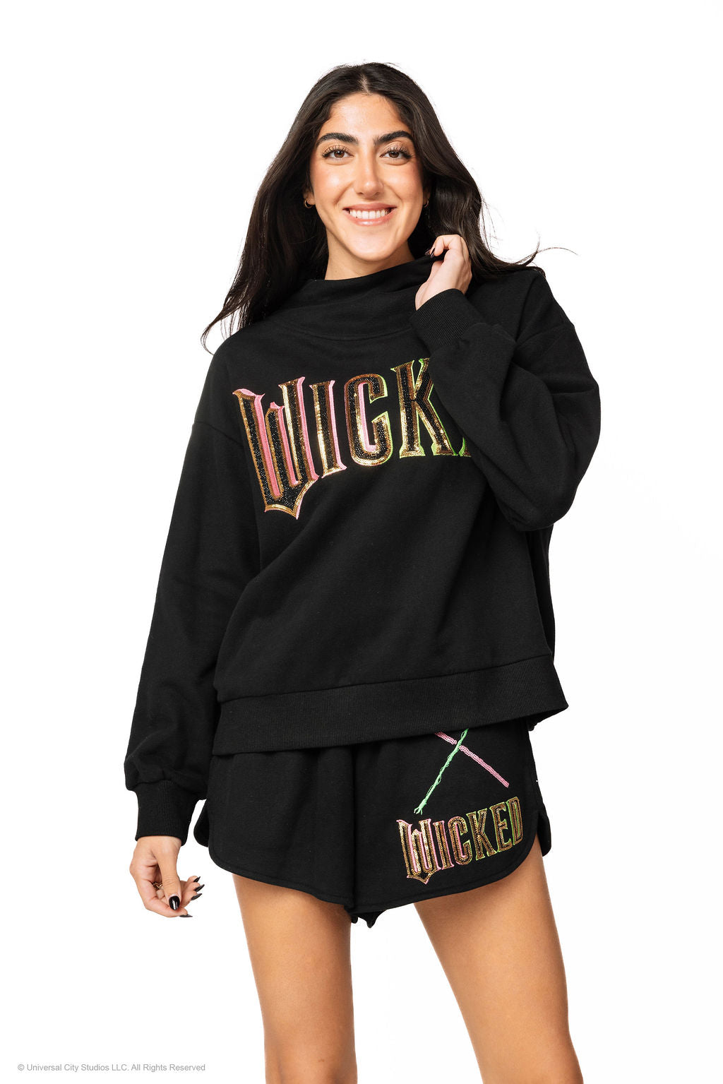 Licensed Black 'Wicked' Logo Sweatshirt