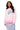Licensed Pink Gingham Glinda Crown Sweater