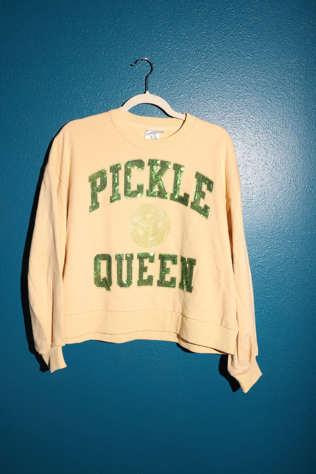 SAMPLE BEIGE 'PICKLE BALL QUEEN' SWEATSHIRT