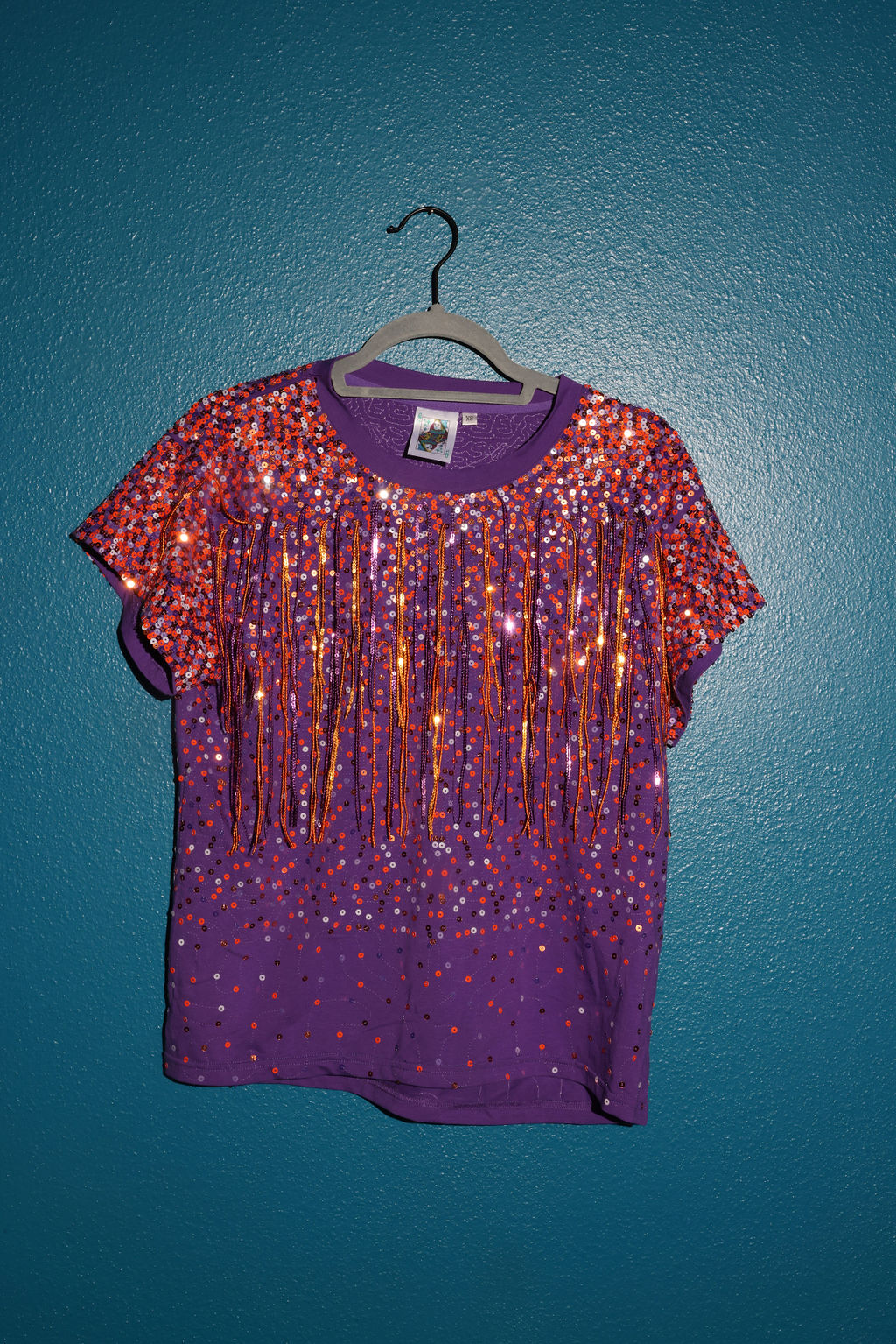 Sample Sequin Fringe Tee