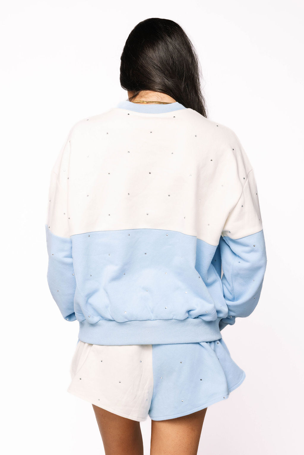 Licensed Sample - Kansas Pastel Two Tone Sweatshirt and Shorts SET