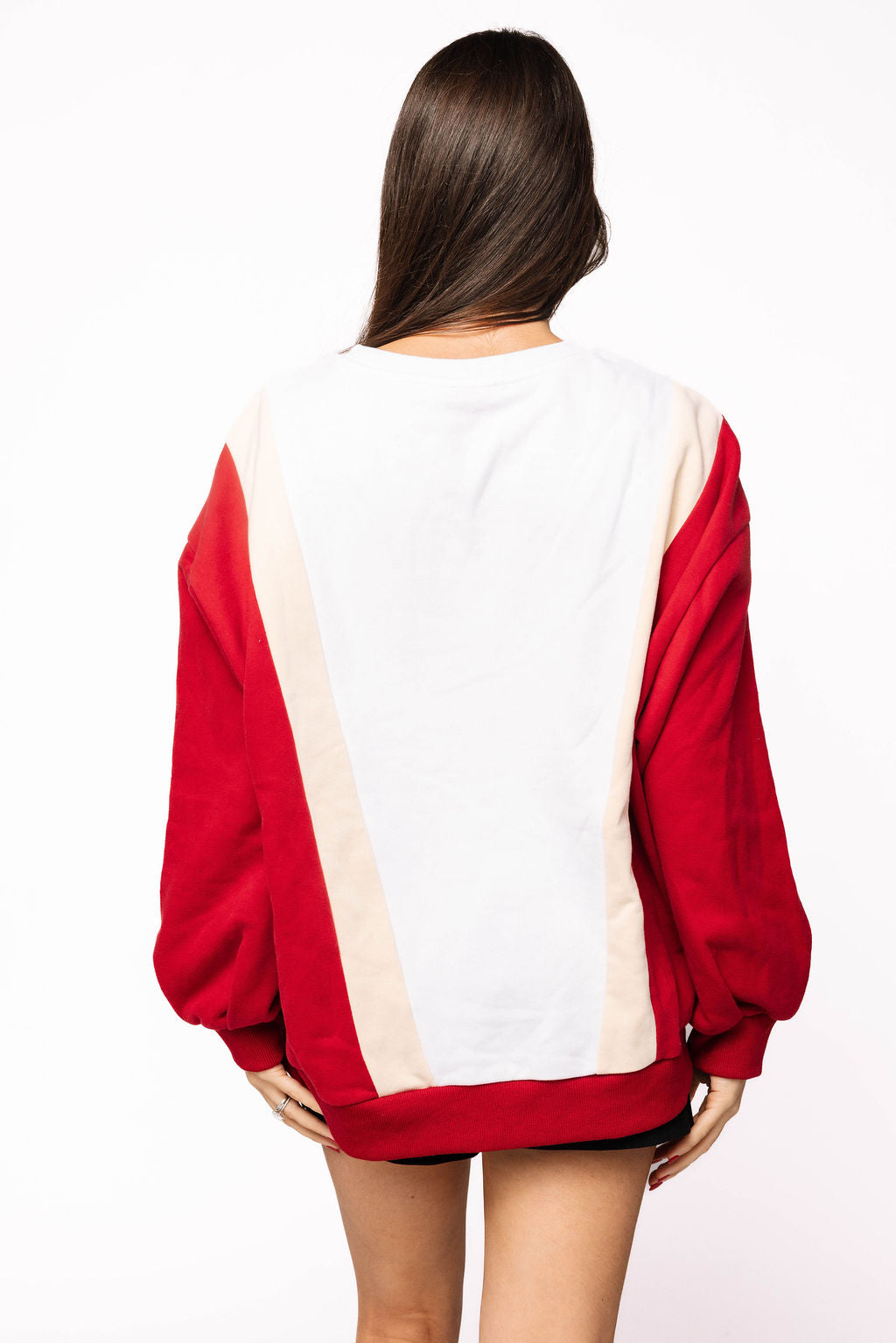 Licensed Sample - Oklahoma Football Player With Flag Sweatshirt