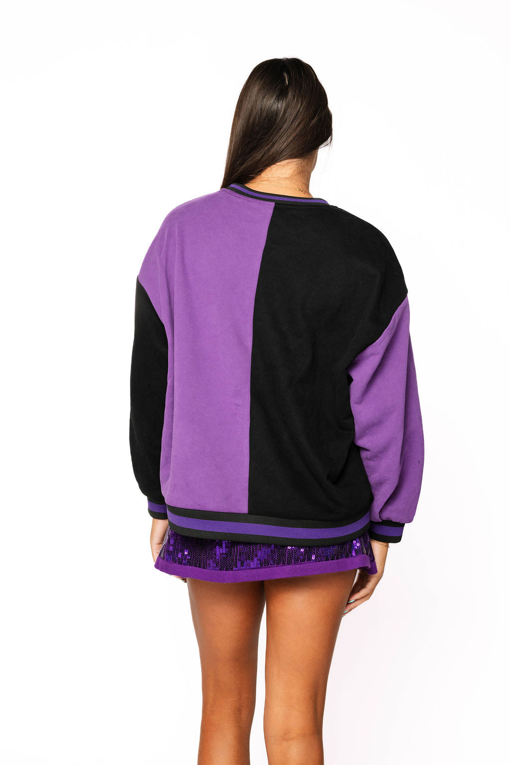 Licensed Sample - ECU Black Colorblock Sweatshirt