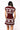 Licensed Sample - Miss State Vintage Football Stripes Sweater Dress