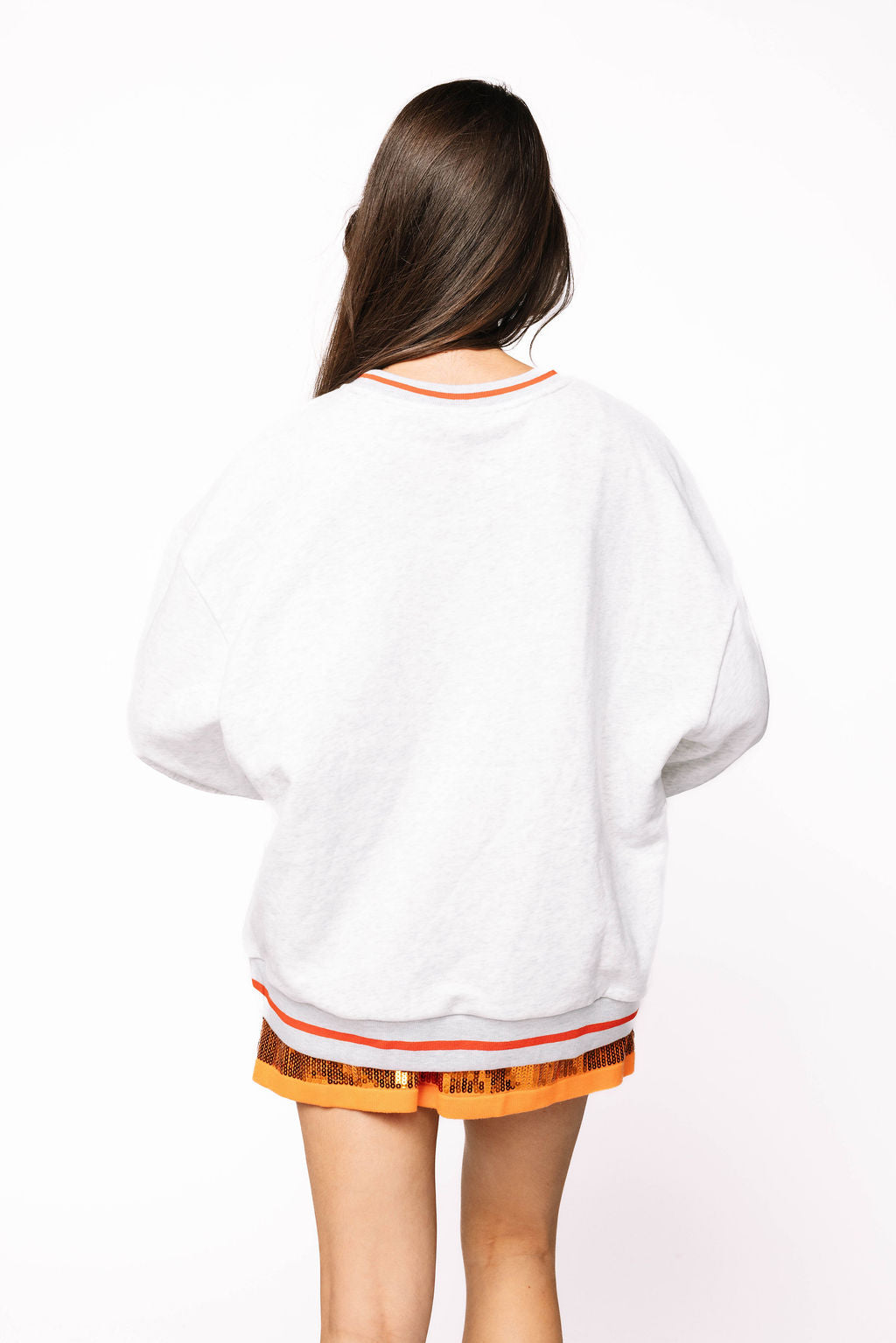 Licensed Sample - OK State Plaid Letter Sweatshirt