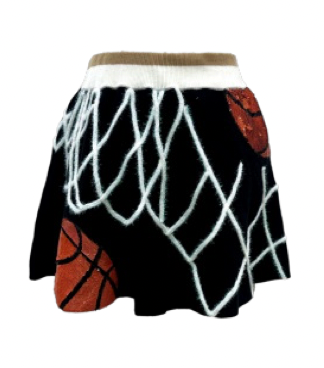 SAMPLE- BLACK BASKETBALL NET SKIRT