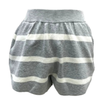 SAMPLE- GREY/WHITE SLAM DUNK KNIT SHORTS