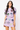 SAMPLE - Lavender Multi Tiger Head Button Up Sweater/Skirt Set