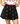 SAMPLE - Black Pleat Beaded Sequin Football Skort