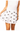 SAMPLE - White Pleat Beaded Sequin Football Skort
