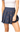 SAMPLE - Navy Pleat Beaded Sequin Football Skort