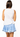 SAMPLE - Powder Blue with Powder and White Stripe Pleat Skort