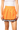 SAMPLE - Orange with Black and White Stripe Pleat Skort