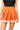 SAMPLE - Burnt Orange with White and Orange Stripe Pleat Skort