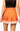 SAMPLE - Burnt Orange with White and Orange Stripe Pleat Skort
