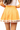 SAMPLE - Bright Orange with White and Orange Stripe Pleat Skort