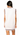 Licensed Sample - Miss State Cow Bell White V Neck Striped Cuff Sweater Vest Dress