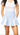 SAMPLE - Light Blue & White Jeweled Pleat Skirt