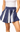 SAMPLE - Navy & White Jeweled Pleat Skirt