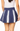SAMPLE - Navy & White Jeweled Pleat Skirt