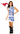 Licensed Sample - White Iridescent 'Pony Up Mustangs' Tank Dress