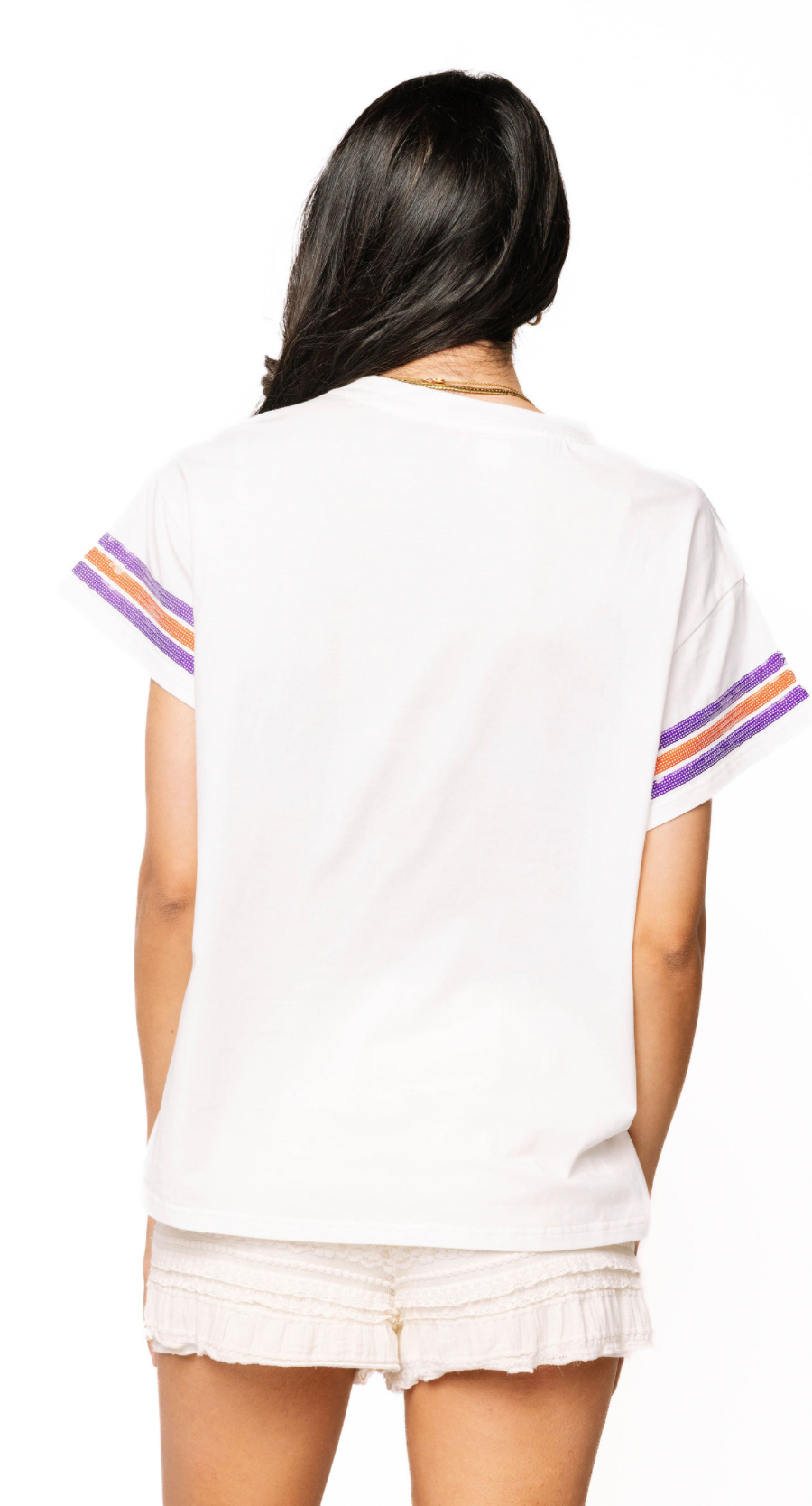 Licensed Sample - Clemson Flower Mascot Tee