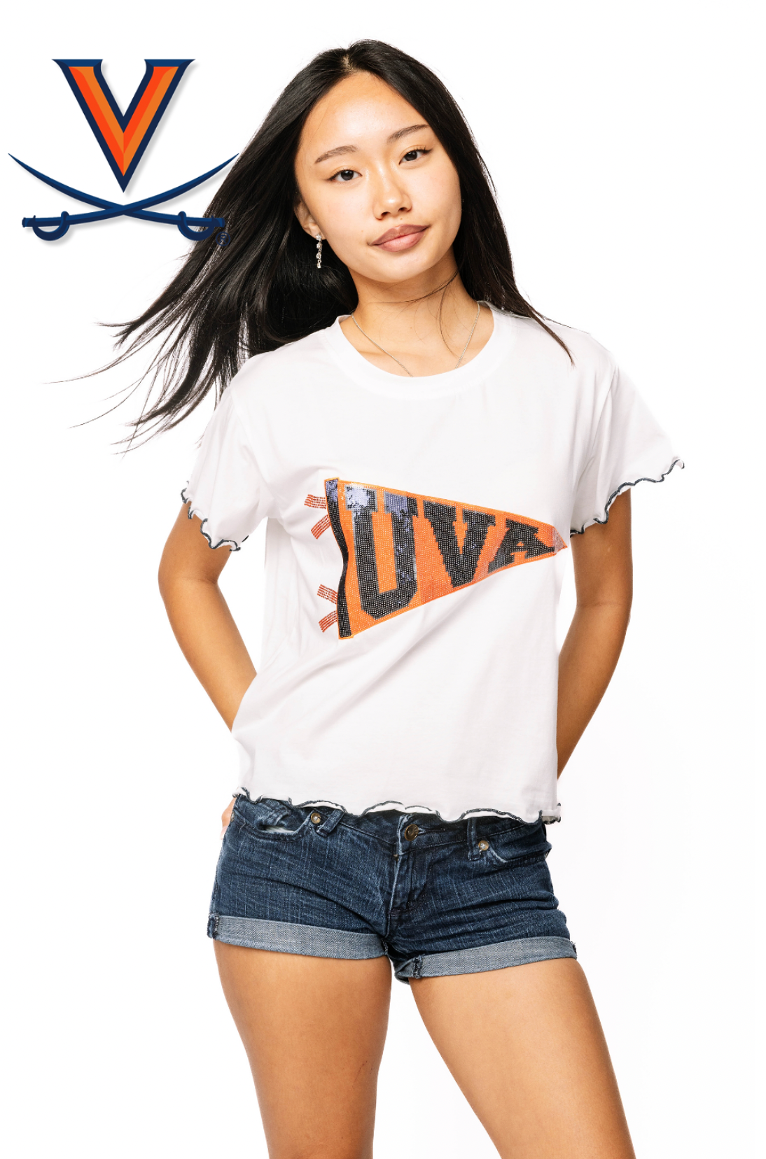 Licensed Sample - Virginia Pennant Frill Tee