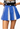 SAMPLE - Royal & White Jeweled Pleat Skirt