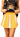 SAMPLE - Bright Orange and White Jeweled Pleat Skirt
