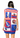 Licensed Sample - White, Red, and Blue LA Tech Icon Cardigan Tank Dress