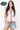 Licensed Sample - White, Orange & Royal Full Sequin Florida Gators Button Up Sweater Tank