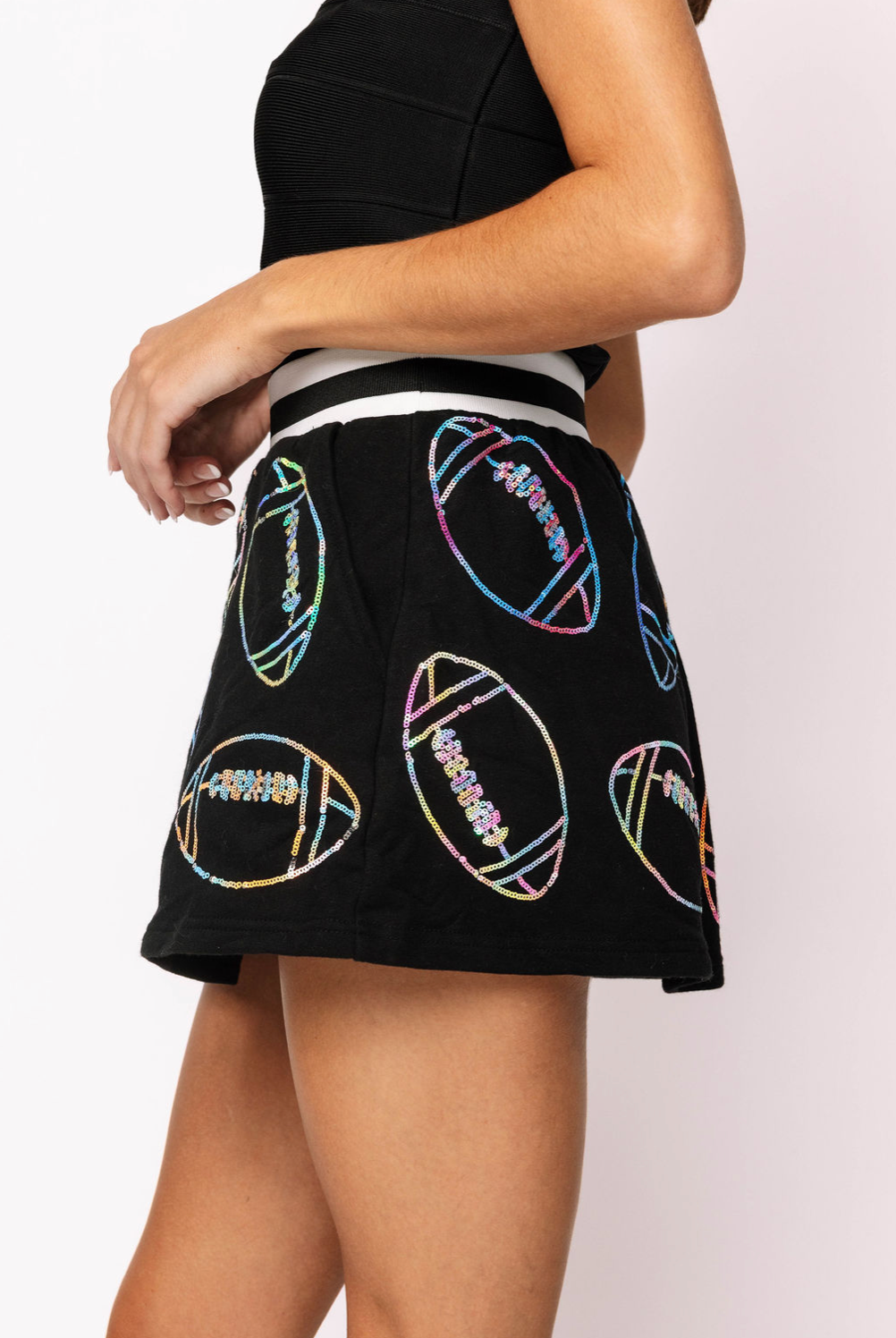 SAMPLE - Black Multi Football Skort