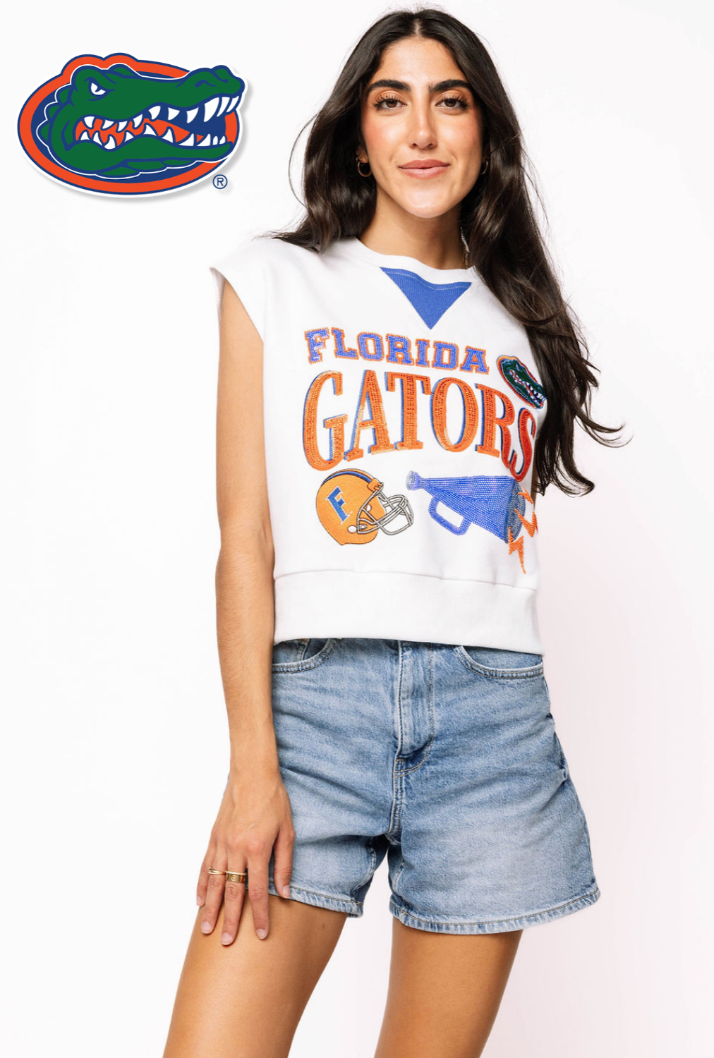 Licensed Sample - Florida Megaphone and Icons V Sweatshirt Tank