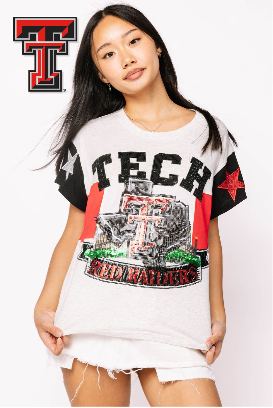 Licensed Sample - Texas Tech Vintage Stadium Star Tee