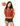 Licensed Sample - Orange 'Clemson' Full Sequin Vest
