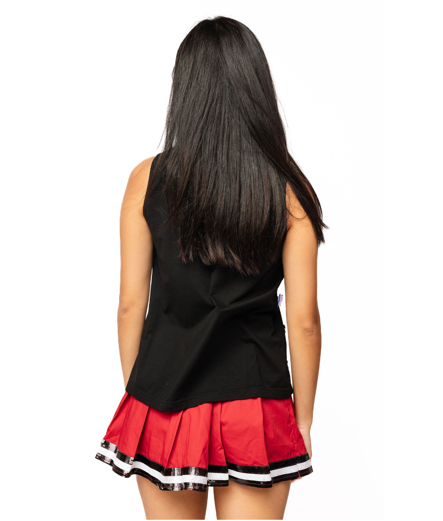 SAMPLE - Black Flower Chicken Tank
