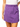 SAMPLE - Purple Sweatshirt Skort with White Sequin Side Stripe