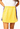 SAMPLE - Yellow Sweatshirt Skort with White and Purple Sequin Side Stripe