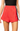 SAMPLE - Red Sweatshirt Shorts with White and Black Sequin Side Stripe