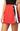 SAMPLE - Red Sweatshirt Skort with White and Black Sequin Side Stripe