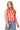 Red & White Striped 'Queen' Mustard on Hot Dog Knit Tank
