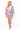 Red, White & Blue Colorblock Stripe Star Short