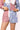 Red, White & Blue Colorblock Stripe Star Short