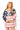 USA Polka Dot & Gingham Flag Button Down Tunic