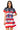 USA Star & Stripe QOS Card Logo Tee Dress